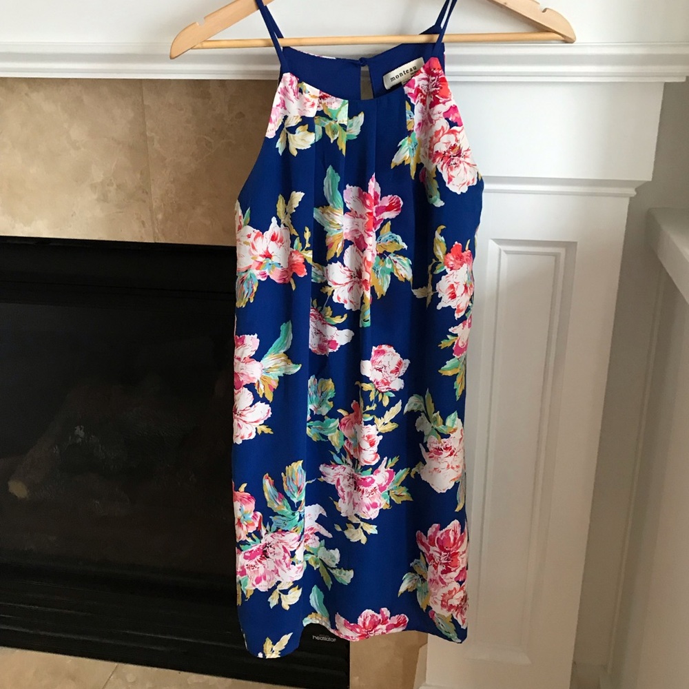 Floral Monteau Mini Dress